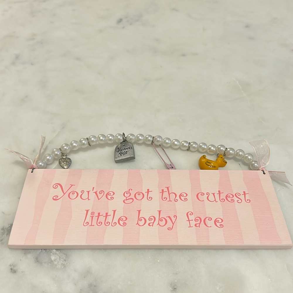 Adorable accessory for any baby’s room.